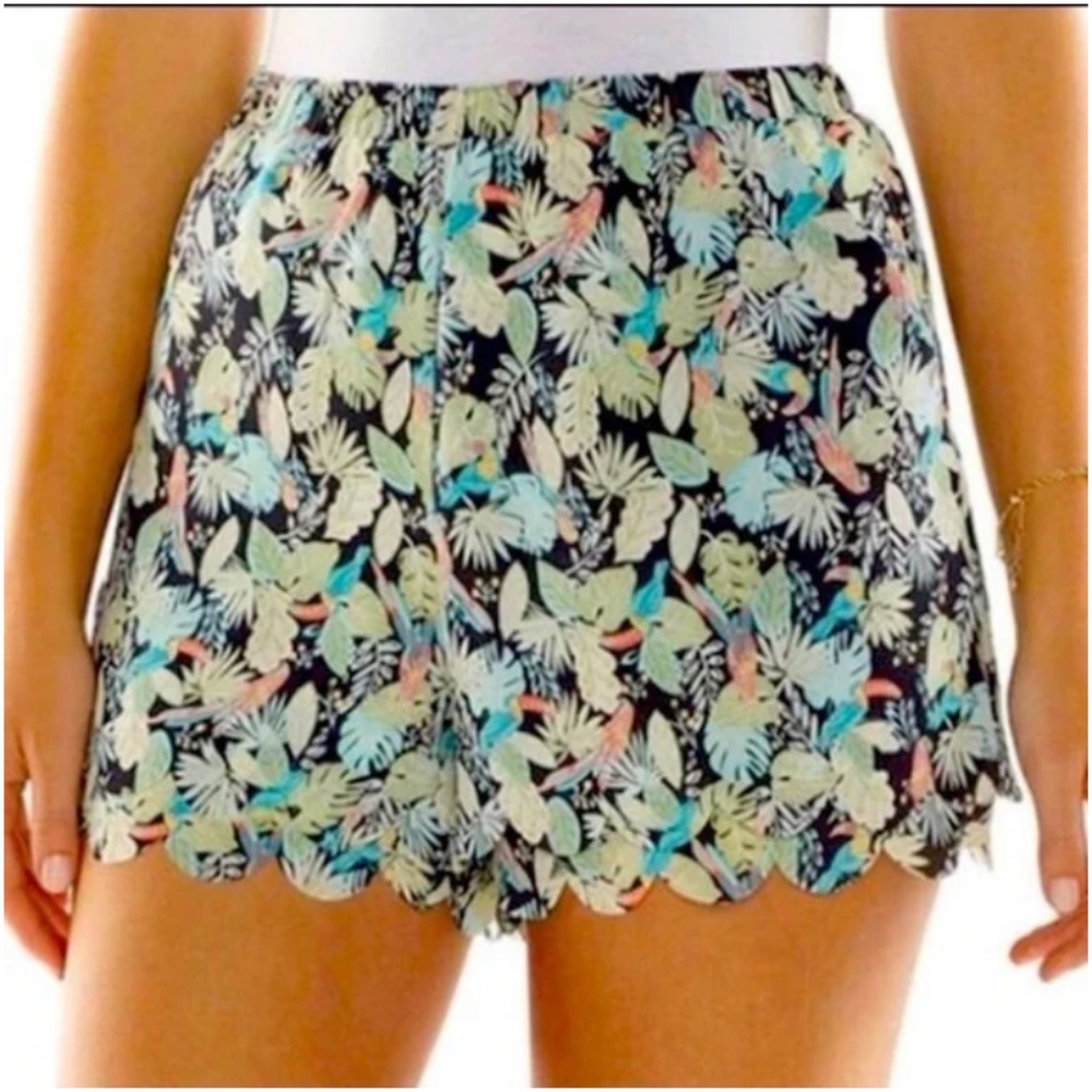 Lauren Conrad Toucan/Jungle Print Shorts